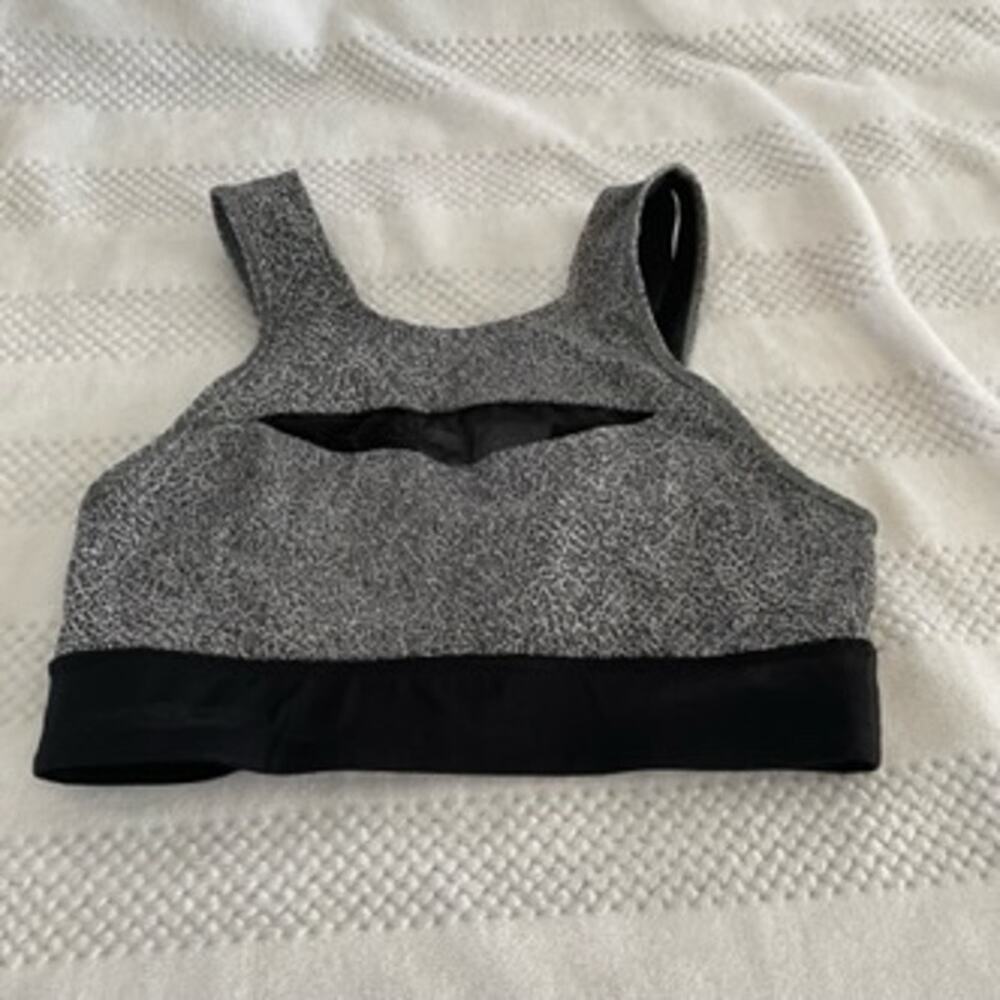 Lululemon Open Front Patterned Sports Bra Size 6